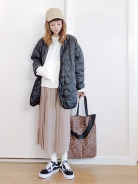 喵喵小桃さん（レディース・160cm）の春コーディネート