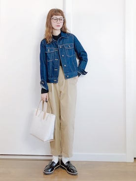 喵喵小桃さん（レディース・160cm）の春コーディネート