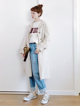 喵喵小桃さん(レディース・160cm)の春コーディネート