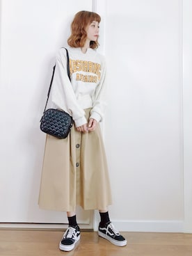 喵喵小桃さん（レディース・160cm）の春コーディネート