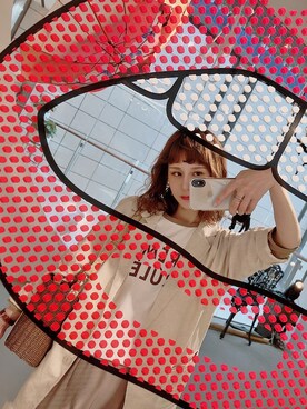 「日系极简」｜「アイテム（その他）」を使った、喵喵小桃さん（レディース・160cm）の春コーディネート