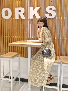 「日系休闲」｜「アイテム（その他）」を使った、喵喵小桃さん（レディース・160cm）の夏コーディネート