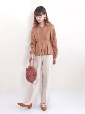 喵喵小桃さん（レディース・160cm）の秋コーディネート