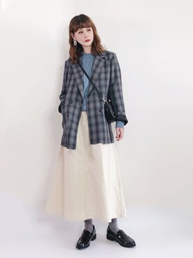 喵喵小桃さん（レディース・160cm）の秋コーディネート