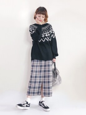 喵喵小桃さん（レディース・160cm）の秋コーディネート