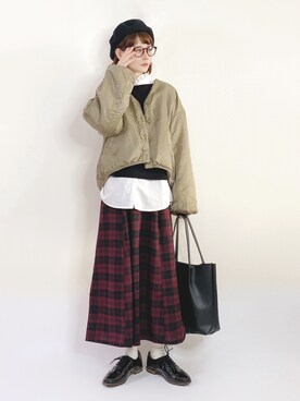 喵喵小桃さん（レディース・160cm）の冬コーディネート