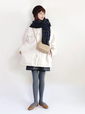 喵喵小桃さん（レディース・160cm）の冬コーディネート