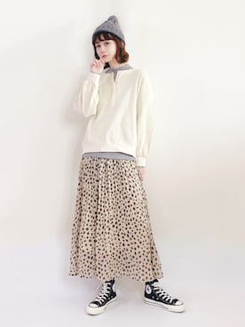 喵喵小桃さん（レディース・160cm）の春コーディネート