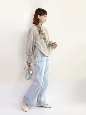 喵喵小桃さん（レディース・160cm）の春コーディネート