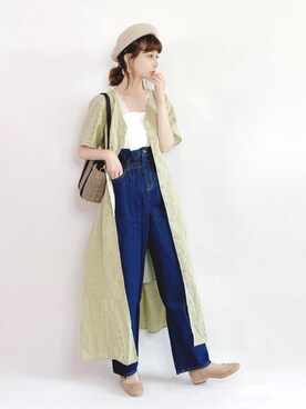 喵喵小桃さん（レディース・160cm）の夏コーディネート