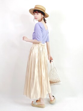 喵喵小桃さん（レディース・160cm）の夏コーディネート