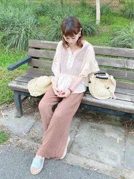 喵喵小桃さん（レディース・160cm）の夏コーディネート