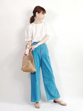 喵喵小桃さん（レディース・160cm）の夏コーディネート