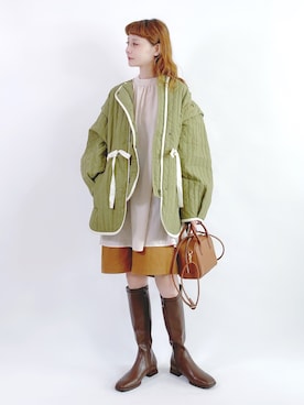 「w closet」｜「アイテム（その他）」を使った、喵喵小桃さん（レディース・160cm）の秋コーディネート