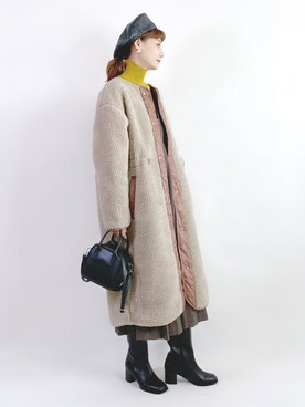 「冬」｜「アイテム（雑貨/ホビー）」を使った、喵喵小桃さん（レディース・160cm）の冬コーディネート