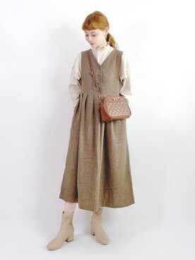 喵喵小桃さん（レディース・160cm）の冬コーディネート