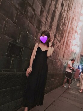 「travel」｜「アイテム（ワンピース）」を使った、Peach🍑さん（レディース・170cm）の秋コーディネート