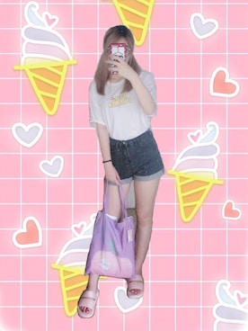 「通勤穿搭」｜「アイテム（サンダル）」を使った、Peach🍑さん（レディース・170cm）の秋コーディネート