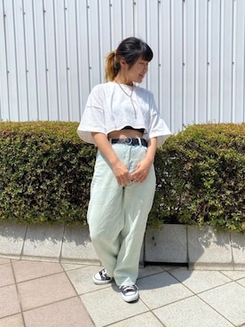 ぽむまるさん（レディース・150cm）の夏コーディネート