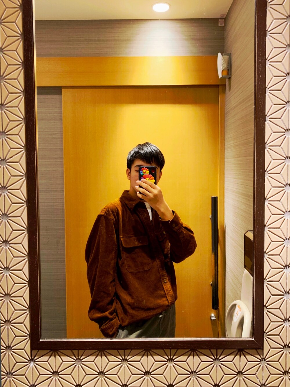 「GU、お洒落さんとつながりたい、WEGO、H&M、大人コーデ、休日スタイル、室内」｜「GUのアイテム（ジャケット/アウター、ブラウン系）」を使った、ゆきさん（メンズ・174cm）の冬コーディネートの1枚目の写真