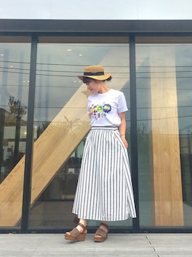 「BERING（ベーリング）のアイテム」を使った、harusan:)さん（レディース・152cm）の夏コーディネート