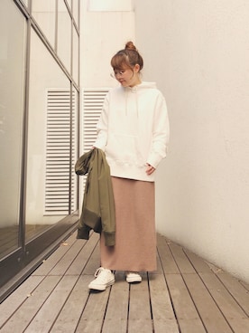 「koe（コエ）のアイテム（その他アウター）」を使った、harusan:)さん（レディース・152cm）の秋コーディネート