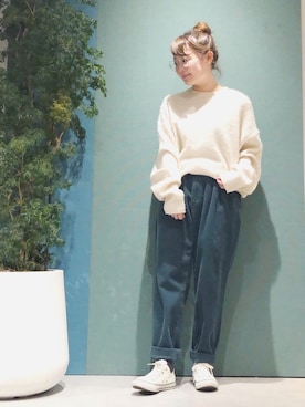 「アイラブCONVERSE」｜harusan:)さん（レディース・152cm）の秋コーディネート