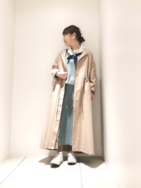 「koe（コエ）のアイテム（その他アウター）」を使った、harusan:)さん（レディース・152cm）の冬コーディネート