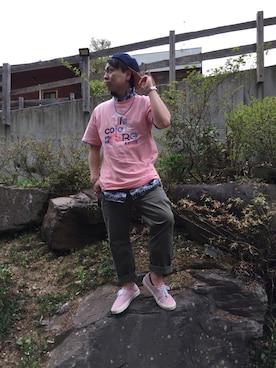 小林一寿さん（メンズ・164cm）の夏コーディネート