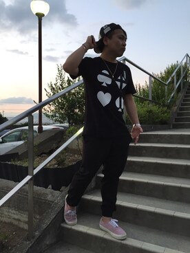 小林一寿さん（メンズ・164cm）の夏コーディネート