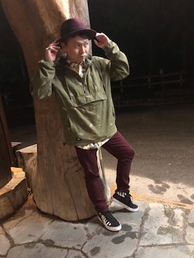 小林一寿さん(メンズ・165cm)の冬コーディネート