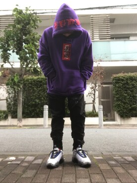 「BlackEyePatch（ブラックアイパッチ）のアイテム（シューズ）」を使った、ウブノスケさん（メンズ・155cm）の秋コーディネート