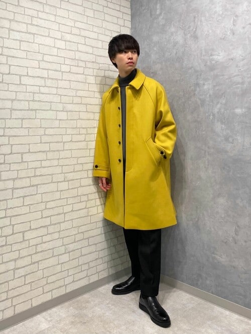 Public Tokyo Mens 新宿店shogoさんのステンカラーコートを使ったコーディネート Zozotown