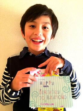 「Tappet（タペット）のアイテム（トップス）」を使った、IanKaiさん（キッズ・138cm）の冬コーディネート