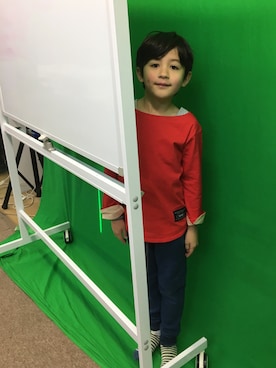 「Tappet（タペット）のアイテム（トップス）」を使った、IanKaiさん（キッズ・125cm）の春コーディネート