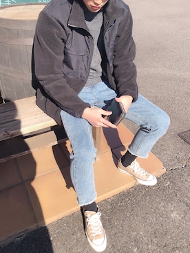 「ct70」｜「アイテム（ダウンジャケット/コート）」を使った、aikuさん（メンズ・173cm）の冬コーディネート