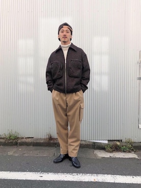 中川 翔さん（メンズ・178cm）の秋コーディネート