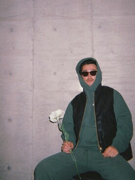 中川 翔さん（メンズ・178cm）の冬コーディネート