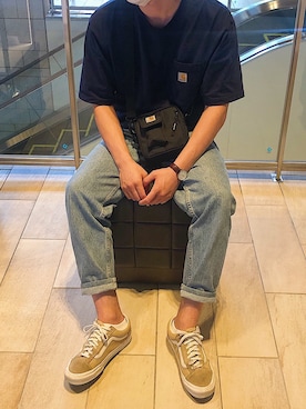 「carhartt」｜か　　ずさん（メンズ・180cm）の夏コーディネート