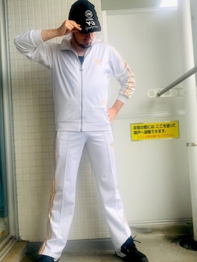「アイテム（ブルゾン）」を使った、塔弁さん（メンズ・172cm・30代）の夏コーディネート