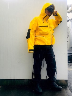 「アイテム（ブルゾン）」を使った、塔弁さん（メンズ・172cm・30代）の夏コーディネート
