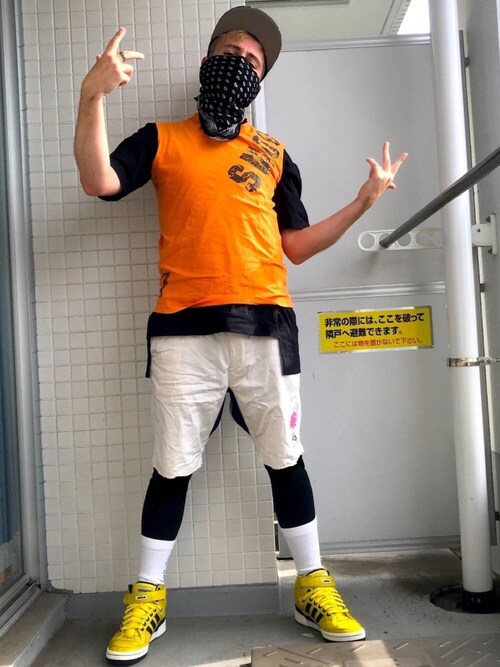 Nike ナイキ のバンダナ スカーフを使ったメンズ人気ファッションコーディネート Sciaky