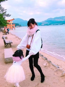 「アイテム（ピアス（両耳用））」を使った、TAMAKIさん（レディース・165cm・30代）の冬コーディネート