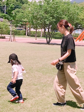 TAMAKIさん（レディース・165cm）の春コーディネート