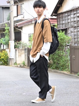 キャンパスコーデ のメンズ人気ファッションコーディネート Wear