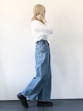 「マーチン女子」｜SEIRAさん（レディース・159cm）の秋コーディネート