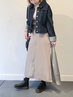 「Marc by Marc Jacobs（マークバイマークジェイコブス）のアイテム（ネックレス）」を使った、SEIRAさん（レディース・159cm）の秋コーディネート