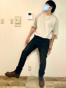 かにじんさん（メンズ・174cm）の夏コーディネート