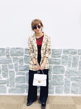 「DAISY MERRY（デイジーメリー）のアイテム」を使った、N💋A°24さん（レディース・152cm）の秋コーディネート