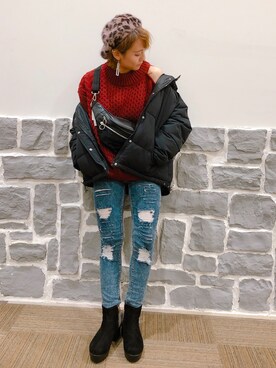 「DAISY MERRY（デイジーメリー）のアイテム」を使った、N💋A°24さん（レディース・152cm）の秋コーディネート